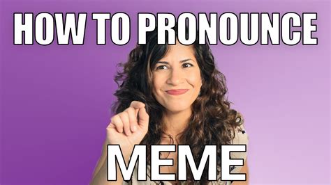 memes definition and pronunciation